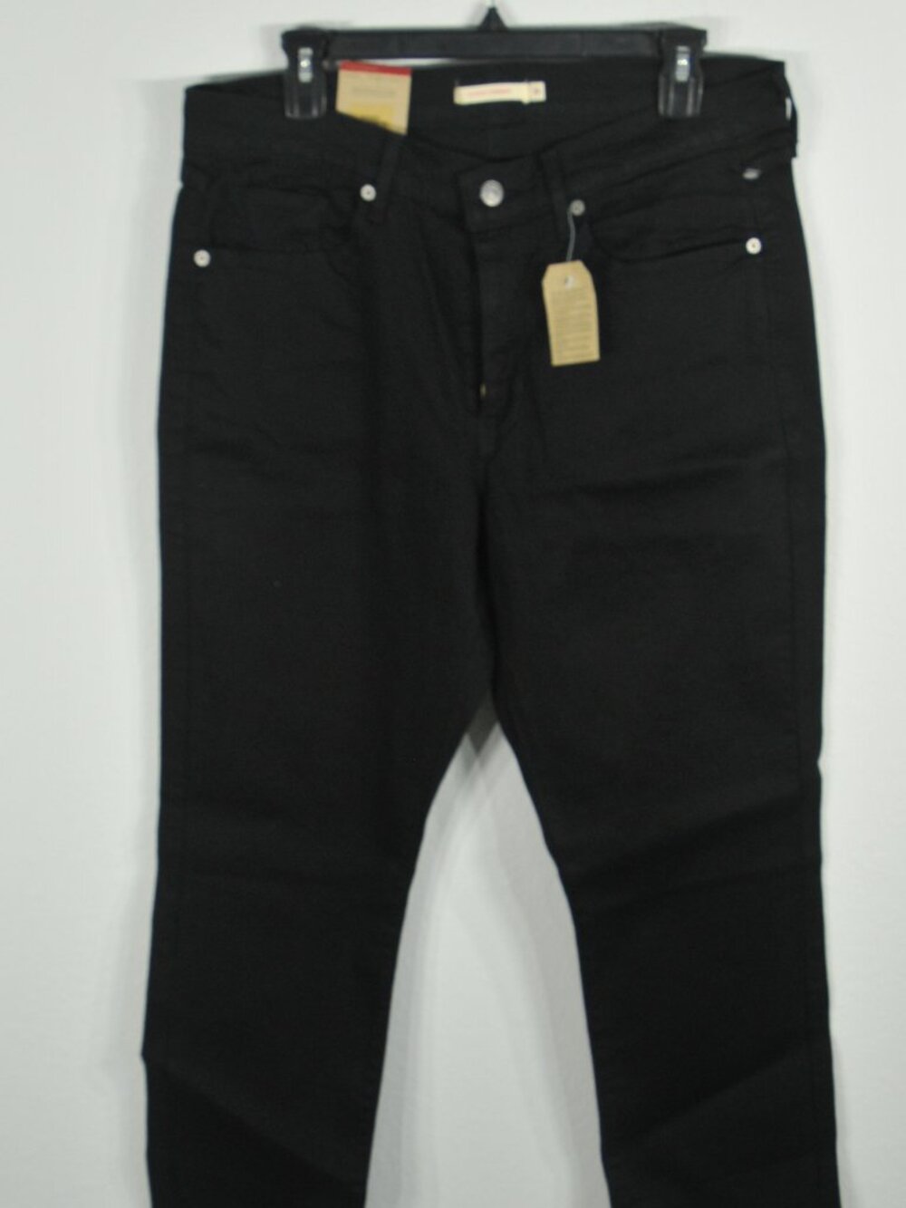 Levi's Women's Jeans 14 Short 32 x 28 Classic Straight Hypersoft Black NWT